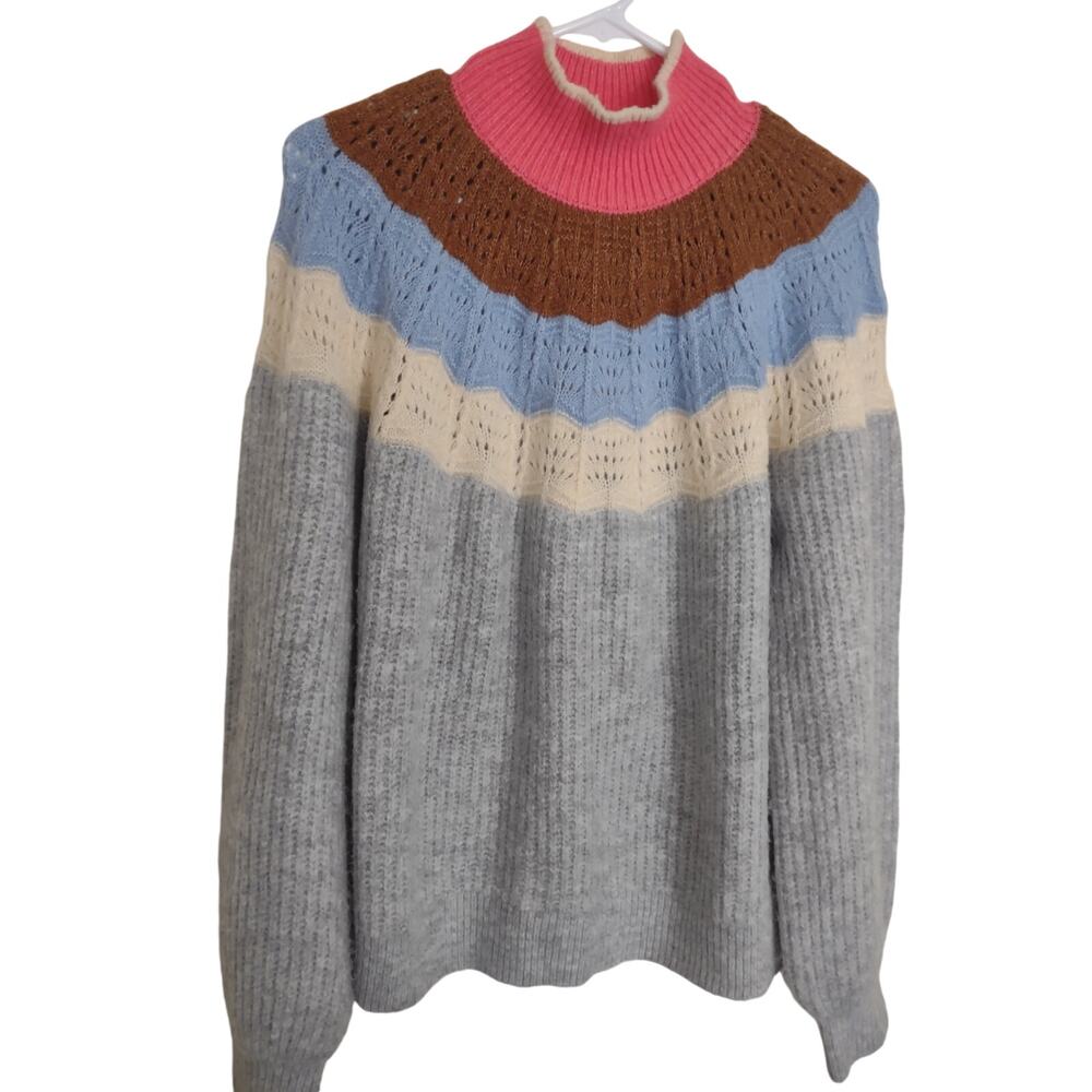 Maurice's Ombre Sweater Retro Style Size Large